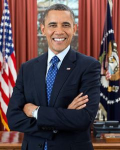 Amerikaans president Barack Soetoro Saddam Hoessein Osama Obama Bin Laden